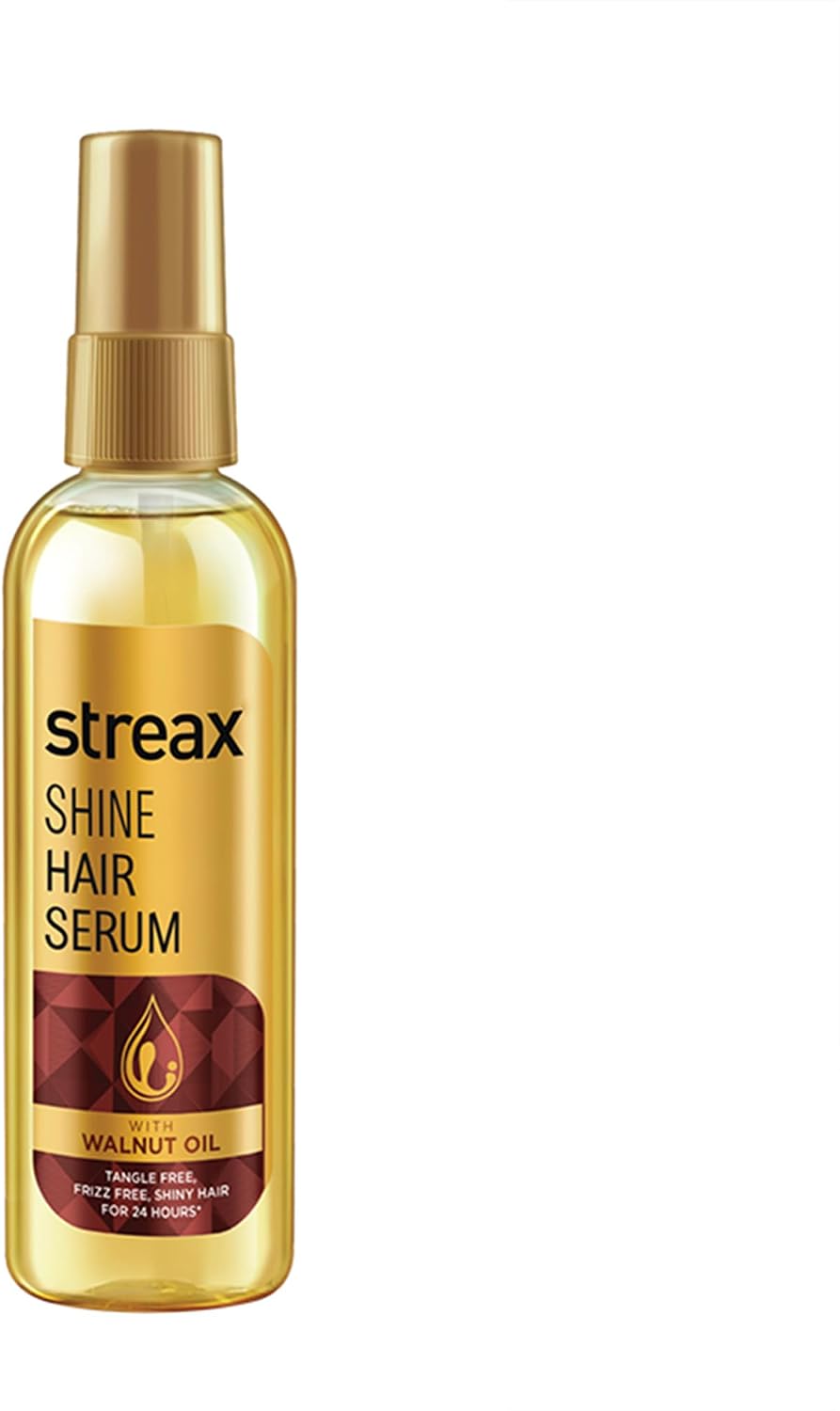 Streax Hair Serum Enriched with Walnut Oil Gives Frizz-free Satin Smooth Hair 115ml (3.8 Oz)
