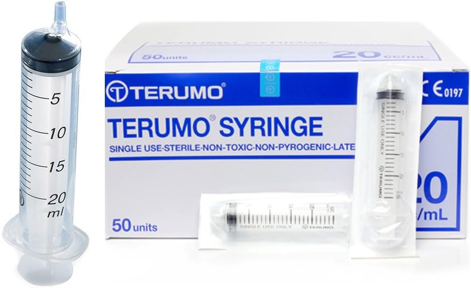 Terumo 20 ml Disposable Syringe - Pack of 50