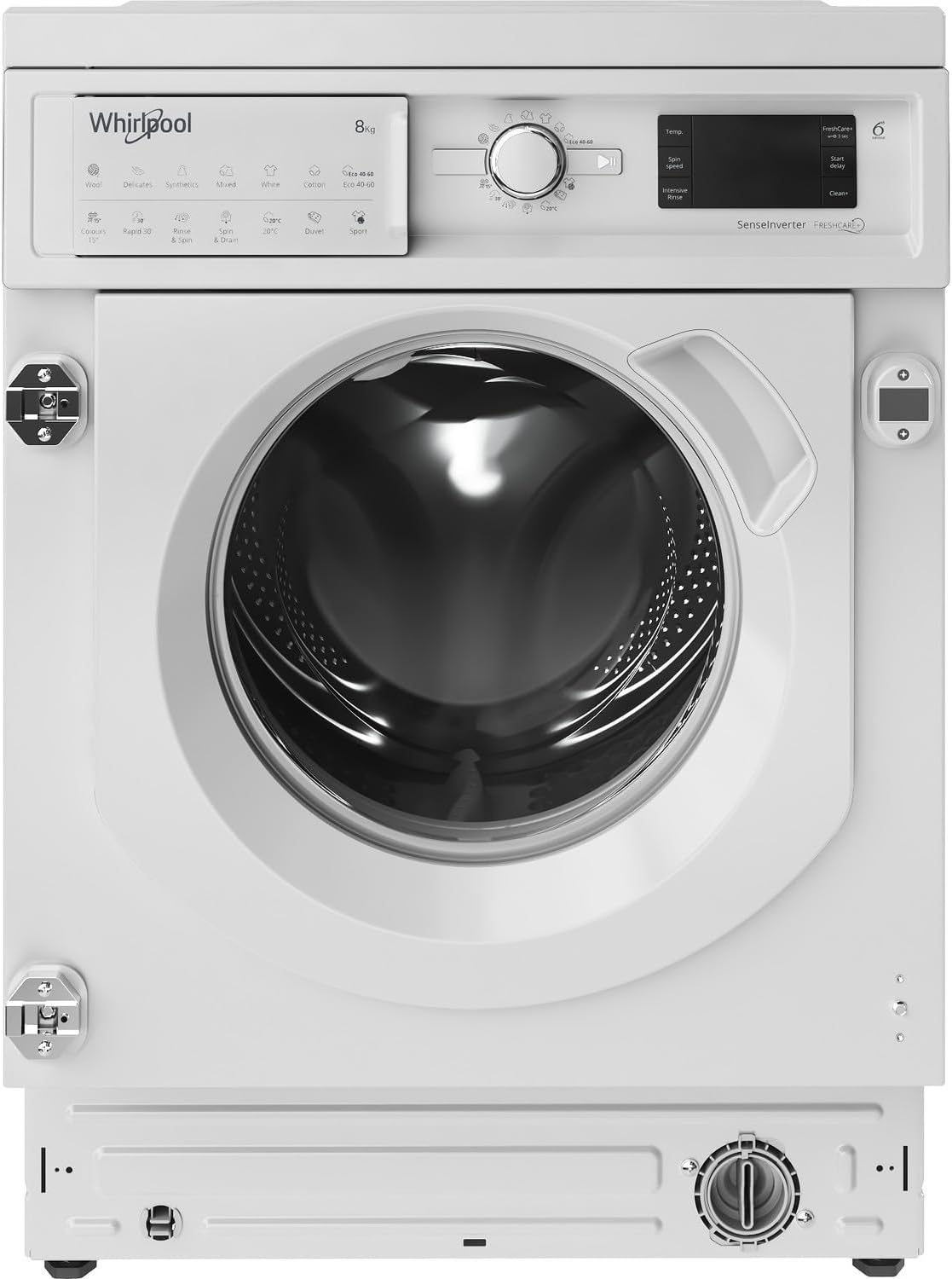 Whirlpool BIWMWG81485UK Integrated 8kg Washing Machine with 1400 rpm - White - B Rated