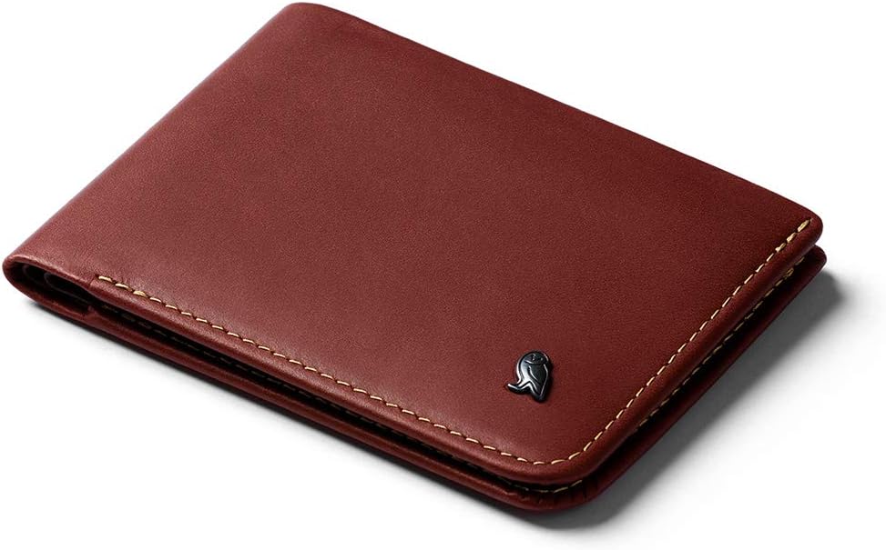 Bellroy Hide & Seek Wallet (Slim Leather Bifold Design, RFID Protected, Holds 5-12 Cards, Coin Pouch, Flat Note Section, Hidden Pocket)