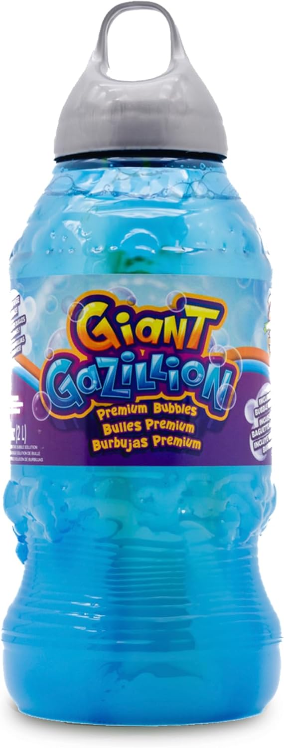 Gazillion 2 Liter Giant Bubble Solution - Create Bigger, Non-Toxic, Eco-Friendly Bubbles with The Special Wand - Ages 3+