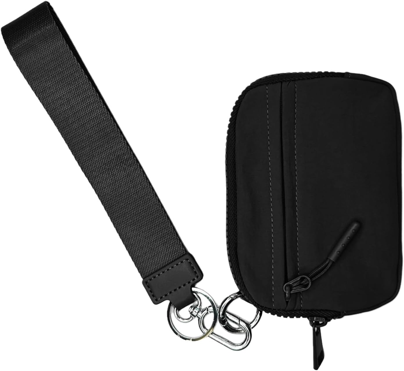 Coin Purse Wallet with Lanyard, Zippered Change Pouch, 5.91x3.54x0.79 Inches Easy Organization, Portable Compact Credit Card Holder for Daily Errands, Commuting and Traveling