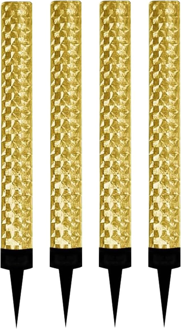 Exclusive Online Ice Fountains Pack of 4 | Sparkling Cake and Prosecco Champagne Decorations | Ideal for Birthdays, Christmas, New Year, and Weddings | Cake Toppers and Celebration Fountains (Gold)