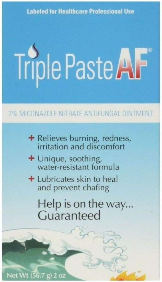 Triple Paste AF Antifungal Nitrate Medicated Ointment 2 oz (Pack of 2)