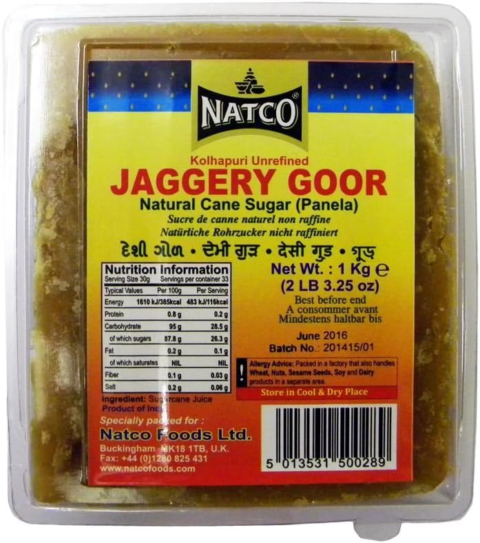 Natco Jaggery(Cane Sugar) 1KG