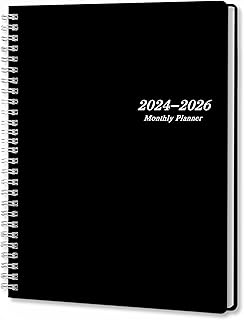 Planner 2024-2026 Monthly Calendar Planner, 24 Months from July 2024-June 2026 7.4 X 9.4 with To-Do List,Habit Tracker, Monthly Review, Goals,Summary