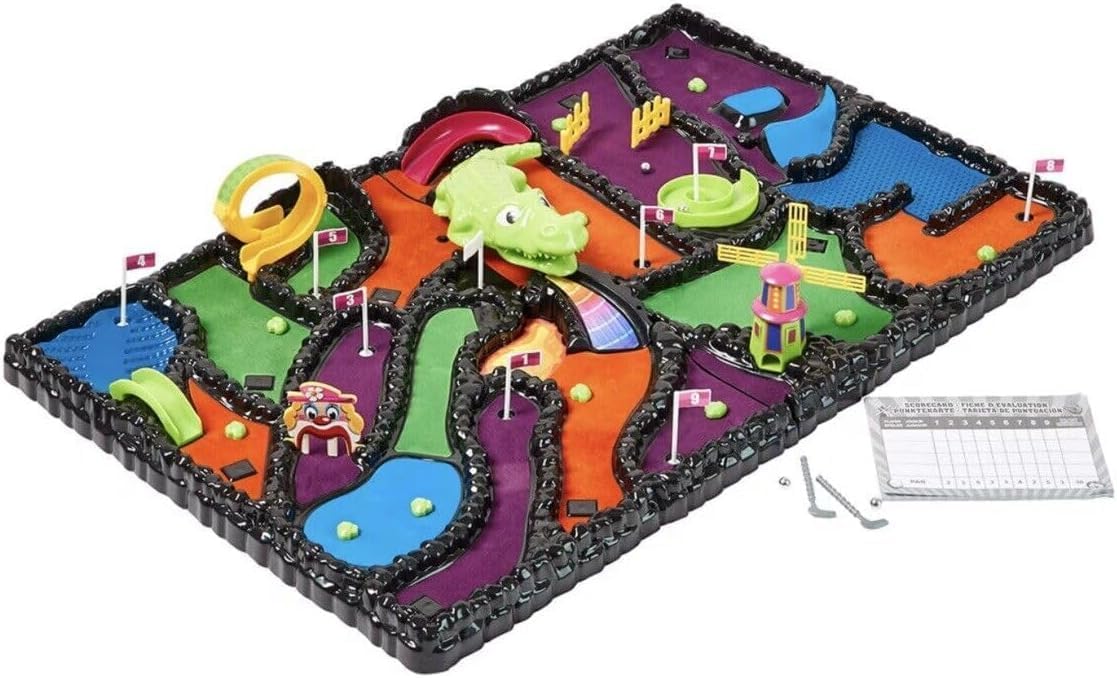 #winning Electronic Arcade Mini Golf Miniature Moving Obstacles Table Top Game