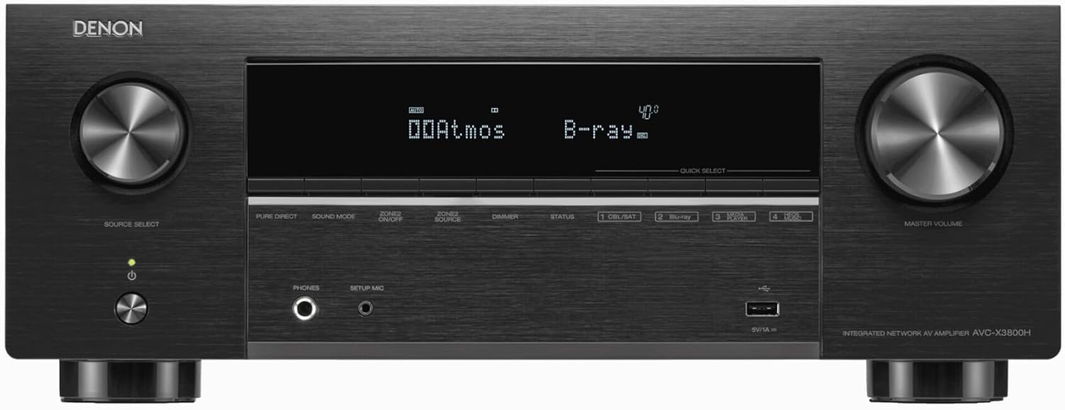 Denon AVC-X4800H Amplificador 9.4 Channels Dolby Atmos DTS:X IMAX Enhanced Auro 3D