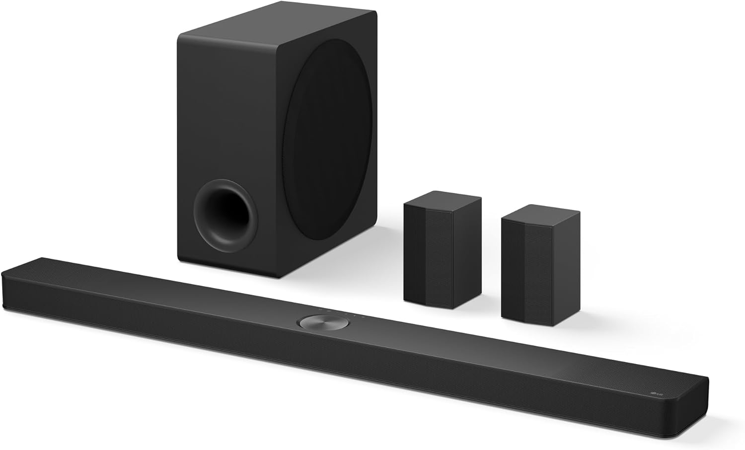 LG S90TR 7.1.3-Channel OLED evo TV Matching Home Theater Soundbar with Rear Surround Speakers and Wireless Subwoofer, Wow Orchestra, Dolby Atmos, WOWCAST Built-in (2024 Model)