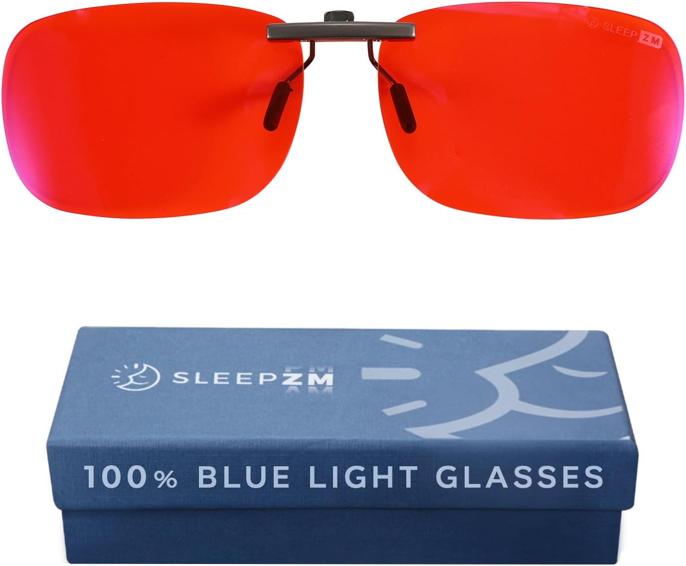 Sleep ZM Blue Light Blocking & Light Sensitivity Clip On Glasses - 14 Lens Types for Comfort, Relaxation, Sleep & Relief