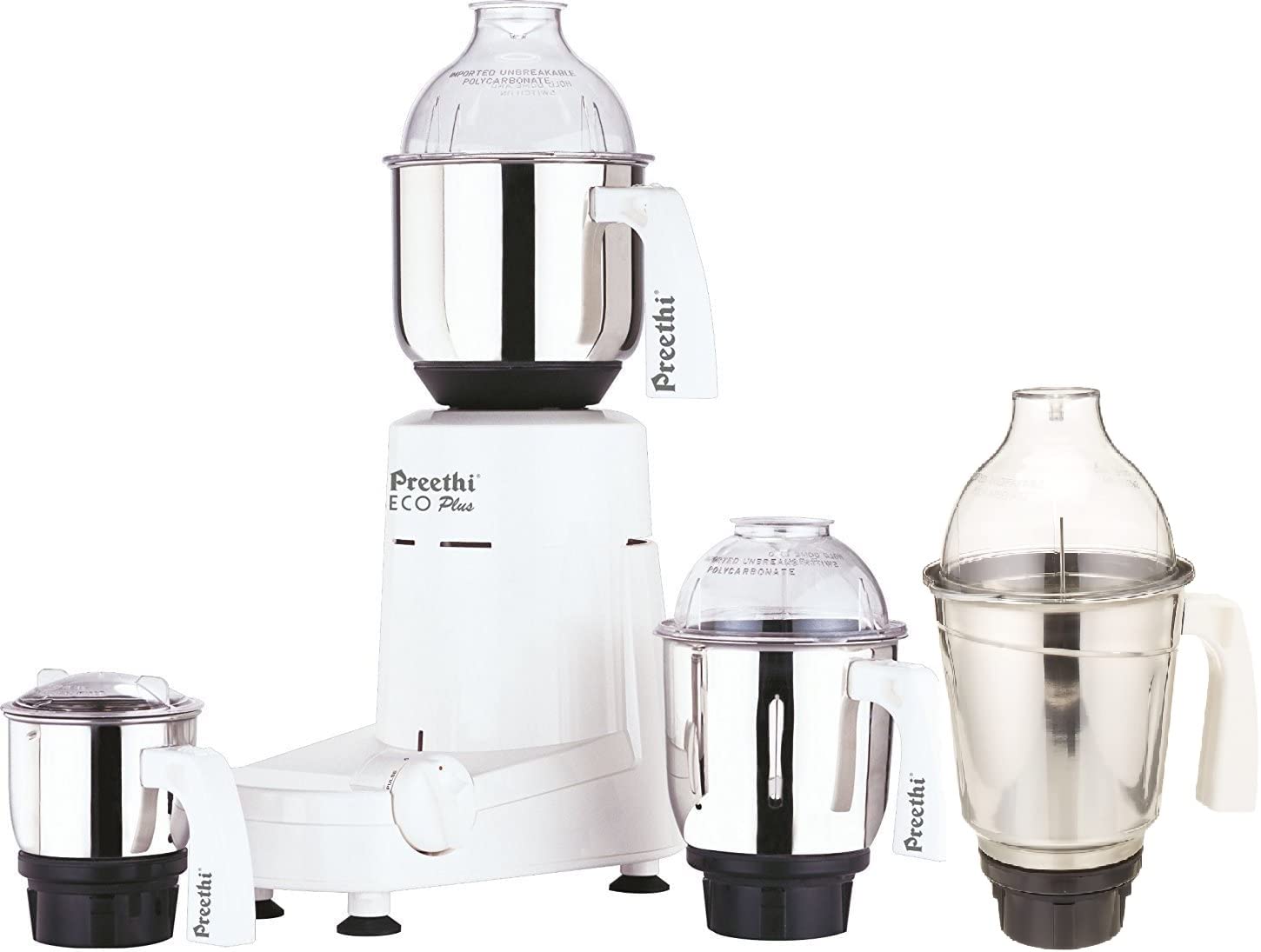 Preethi Eco Plus 4 Jar Mixer Grinder 110 Volts