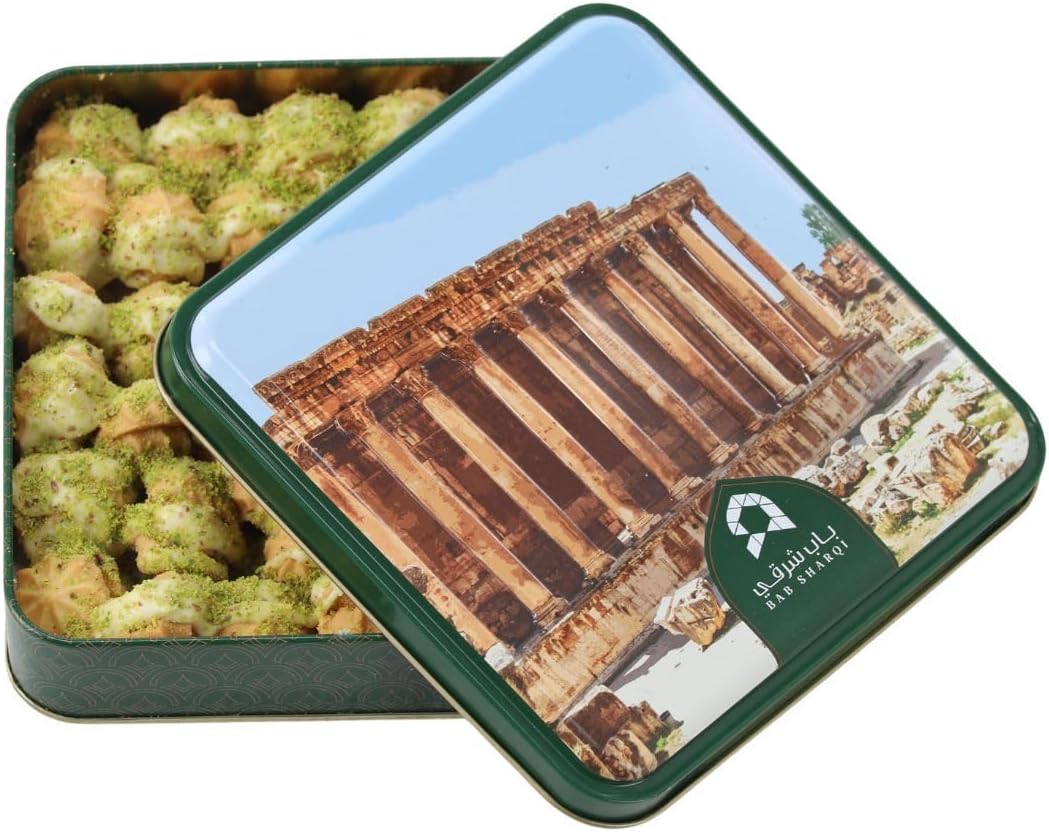 Bab Sharqi Chocolate Covered Biscuits - 240 g | Gourmet White Chocolate Coated Cookies | Bakery-Style Biscuits Presented in a Beautiful Gift Box | Handmade With Natural Ingredients | Perfect to Share