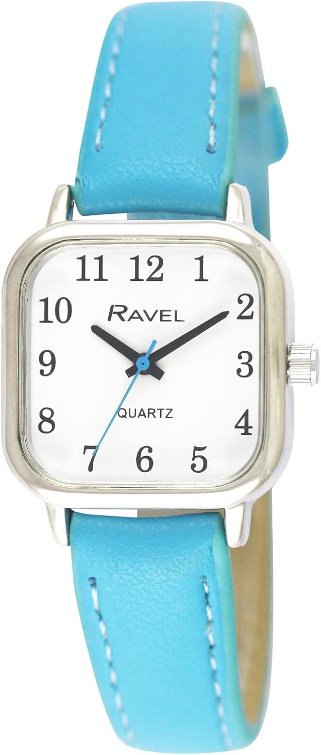 Ravel - Women's Square Brighter Days Silver Tone Watch - Analogue Quartz - R0141