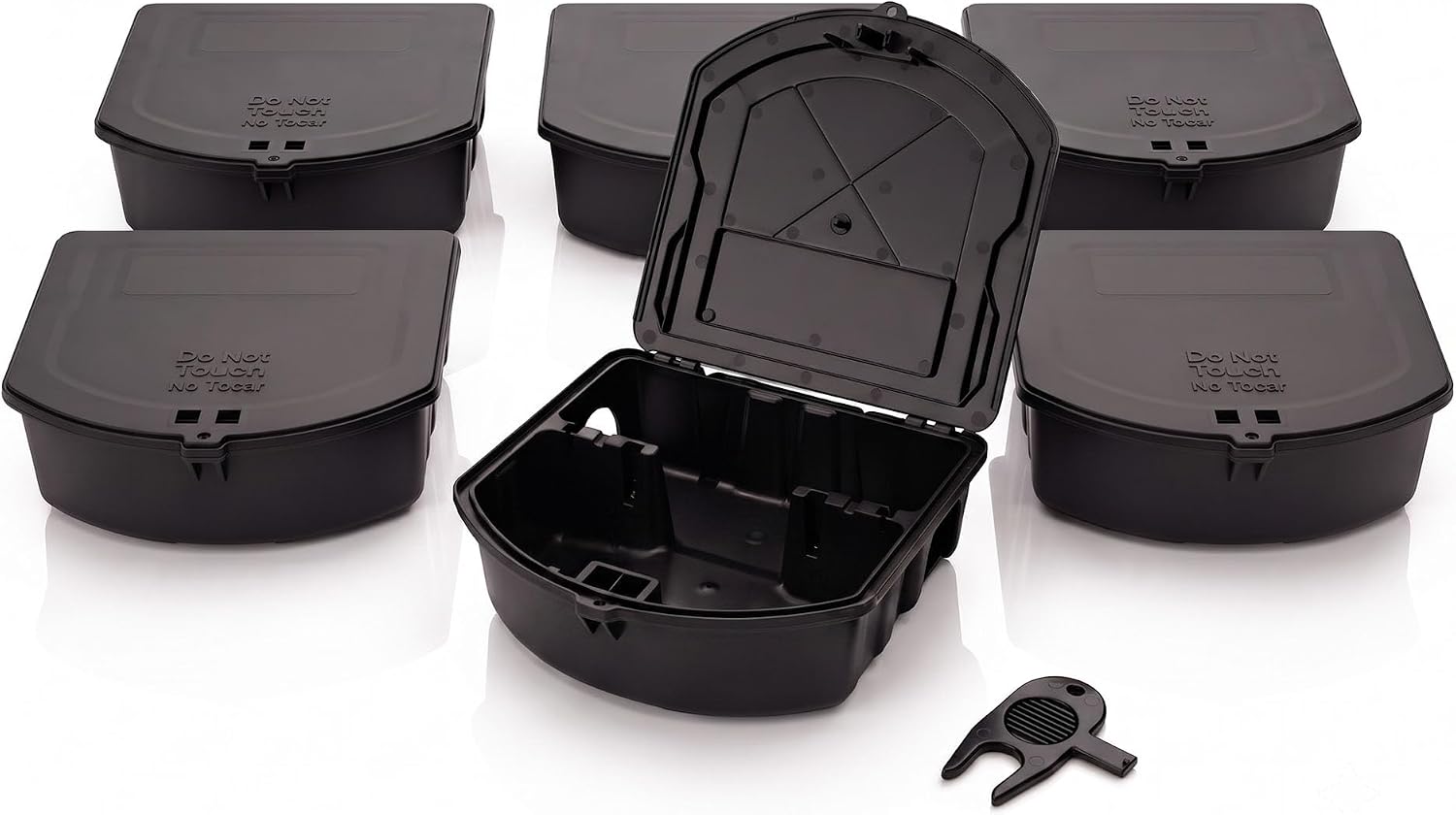 B&G Rodent Station, 6 Pack with Universal Key, Tamper-Resistant