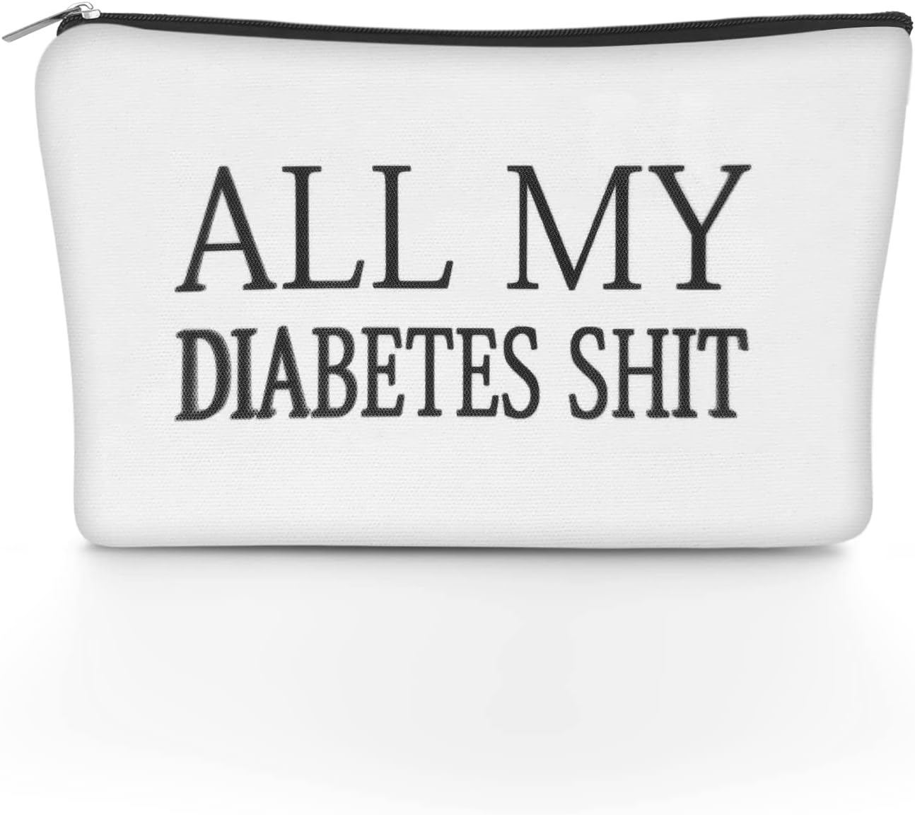 ALLY-MAGIC Funny Diabetic Travel Bag - All My Diabetes Shit Bag, Carrying Pouch for Emergency Patient, Gift Y4ALLLXB (All)