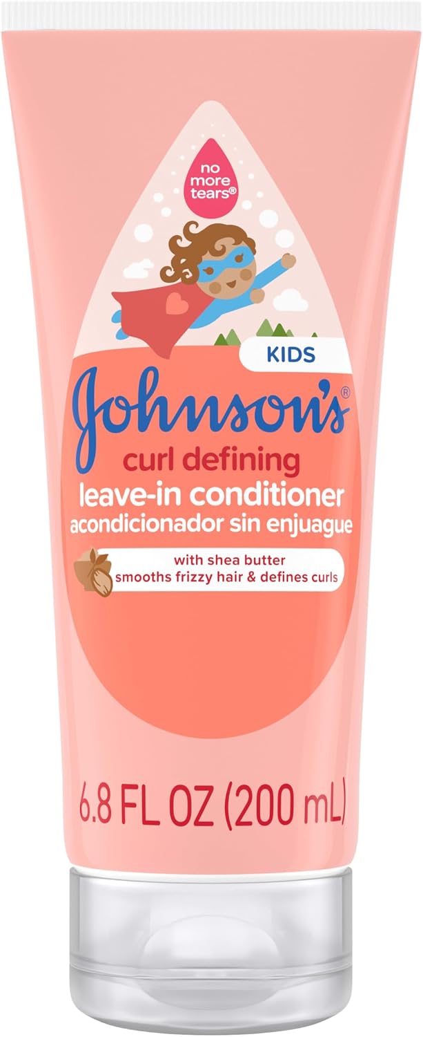 Johnson's Kids Curl Defining Leave-In Conditioner, 6.8 fl. oz