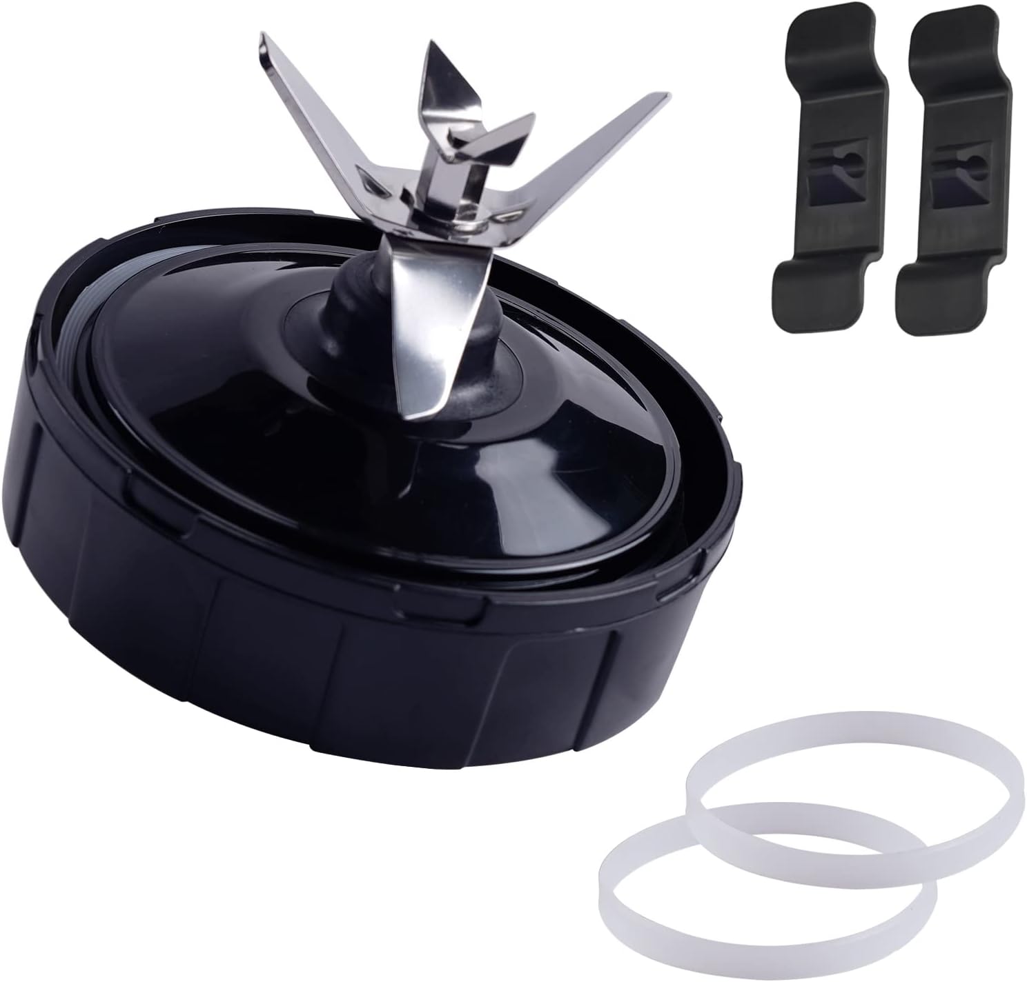 Ninja Blender Replacement Parts, 7-Fins Ninja Blender Blade, Extractor Blade Assembly for Nutri Ninja Auto iQ Blenders