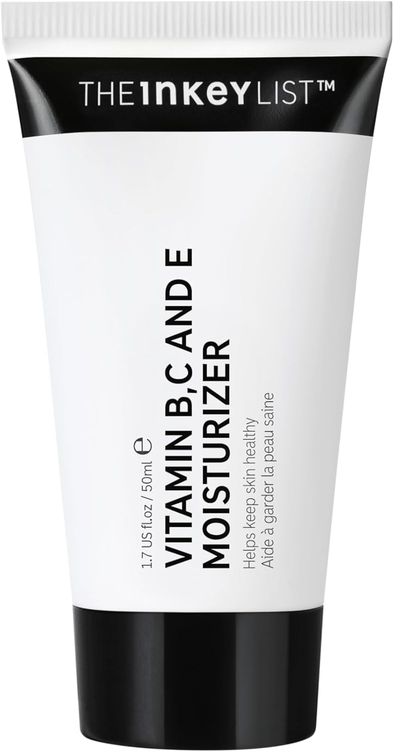 The INKEY List Vitamin B, C and E Moisturiser 50ml, Lightweight Moisturising Face Cream, AM/PM Skincare, Vegan Friendly, Suitable For All Skin Types