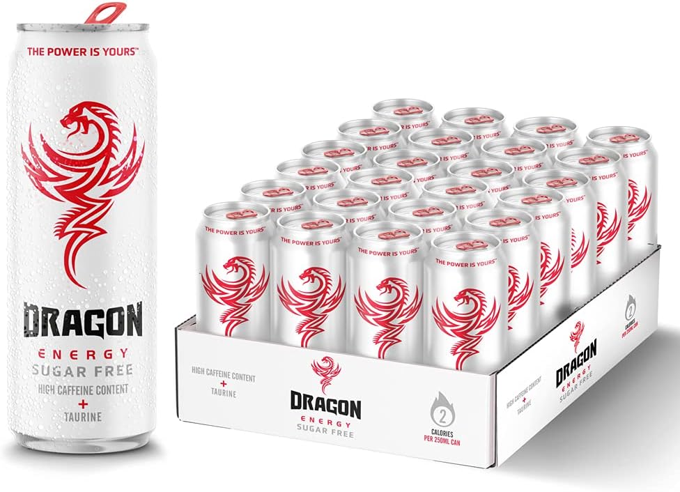 Dragon Energy Sugar Free Energy Drink 24 x 250ml Cans