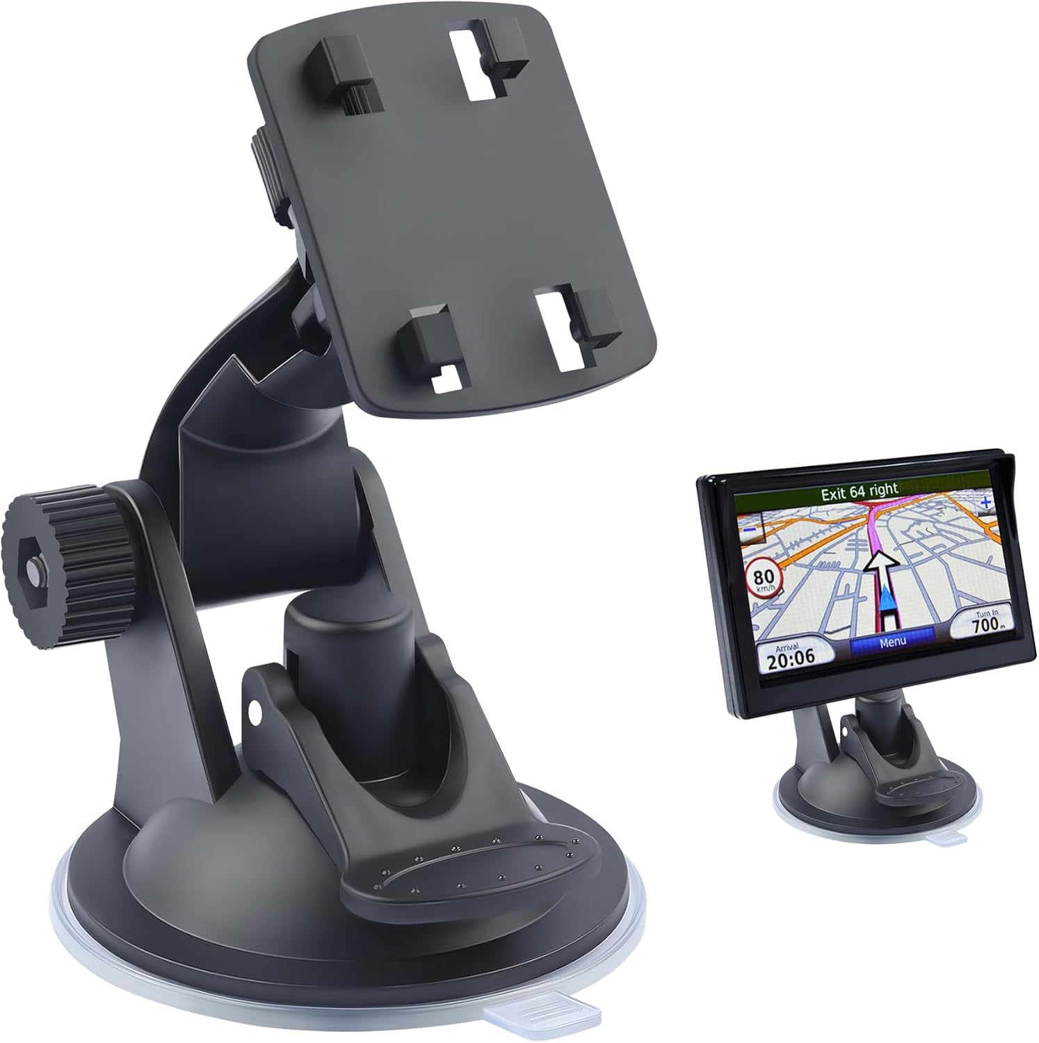 Car Backup Camera Monitor Stand with Strong Suction Cups, Adjustable Windshield Mount for Car Truck SUV 4.3" & 5" Backup Camera