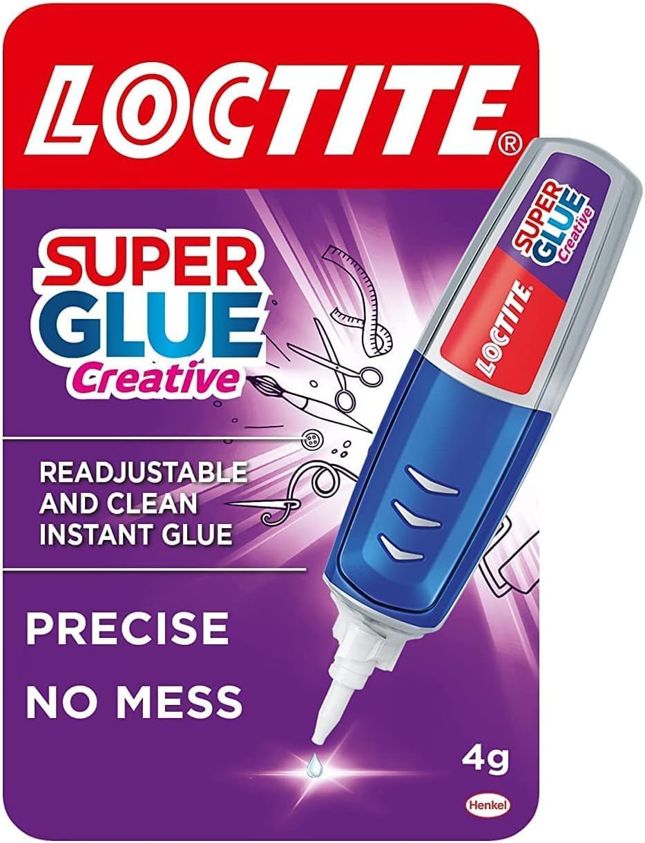 Loctite Super Glue Perfect Pen, Glue Pen for Precise Application, Superglue Gel Dries Clear for Invisible Repairs, Clear Glue for Vertical Surfaces, 3 g