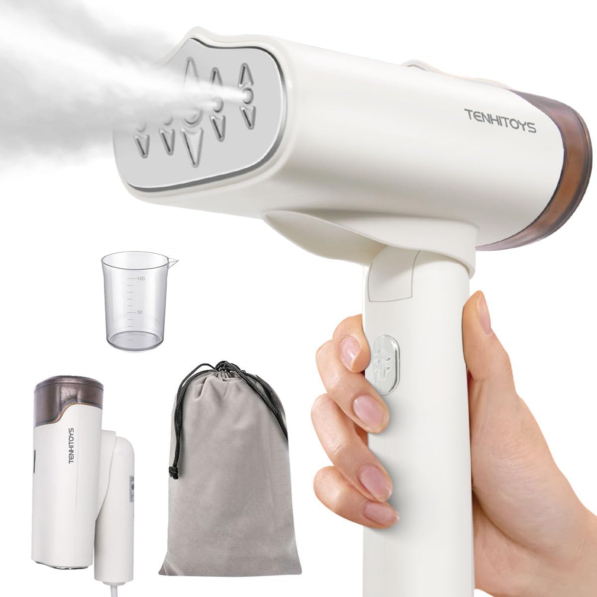 Travel Garment Steamer Iron for Clothes: 1000W Portable Handheld Mini steam Iron Clothing Steamers Travel Size Small Hand held Electric steam plancha a de Vapor para ropa portatil Travel Essentials