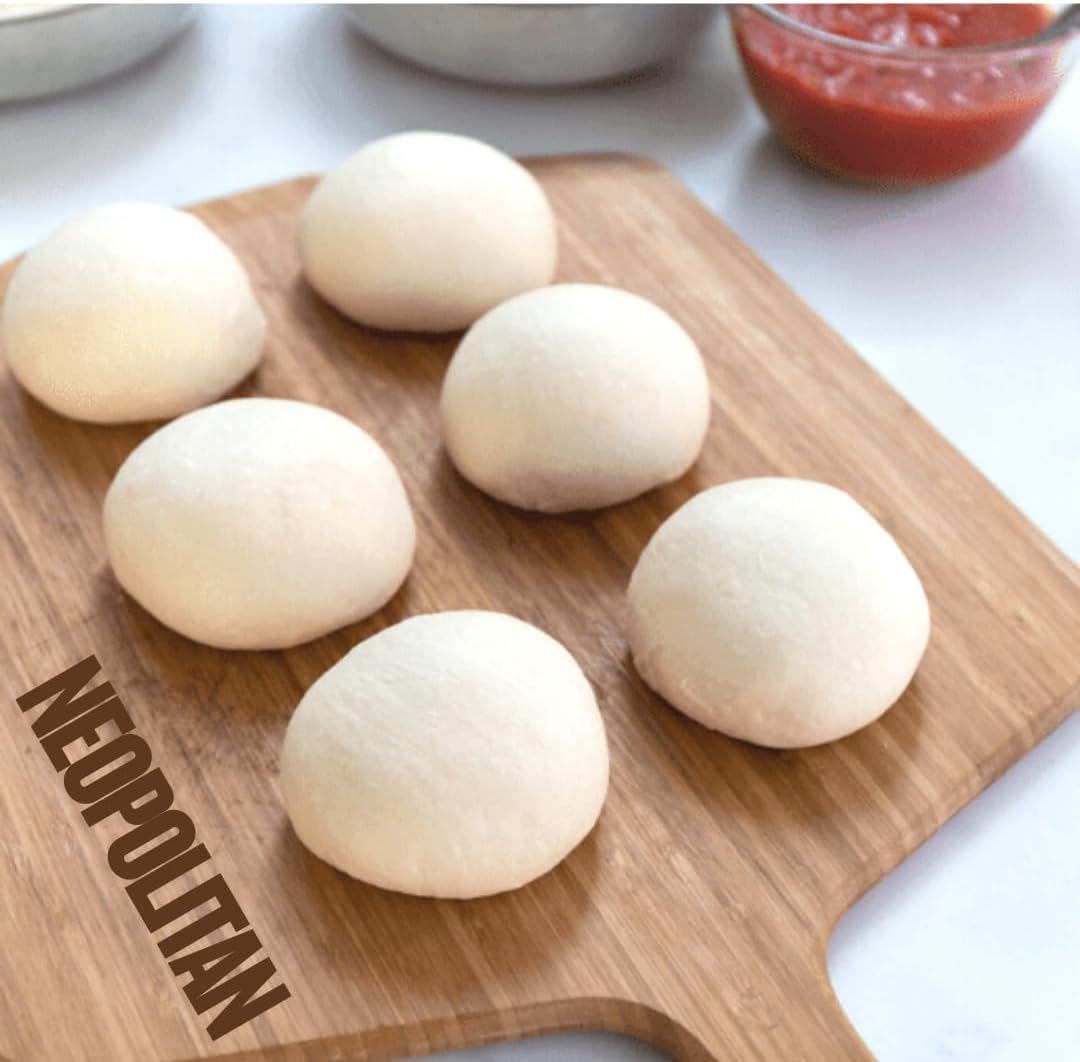 Neapolitan Pizza Dough Balls 24 x 250g – 100% Caputo Flour, Easy Prep, Pizza Dough Co