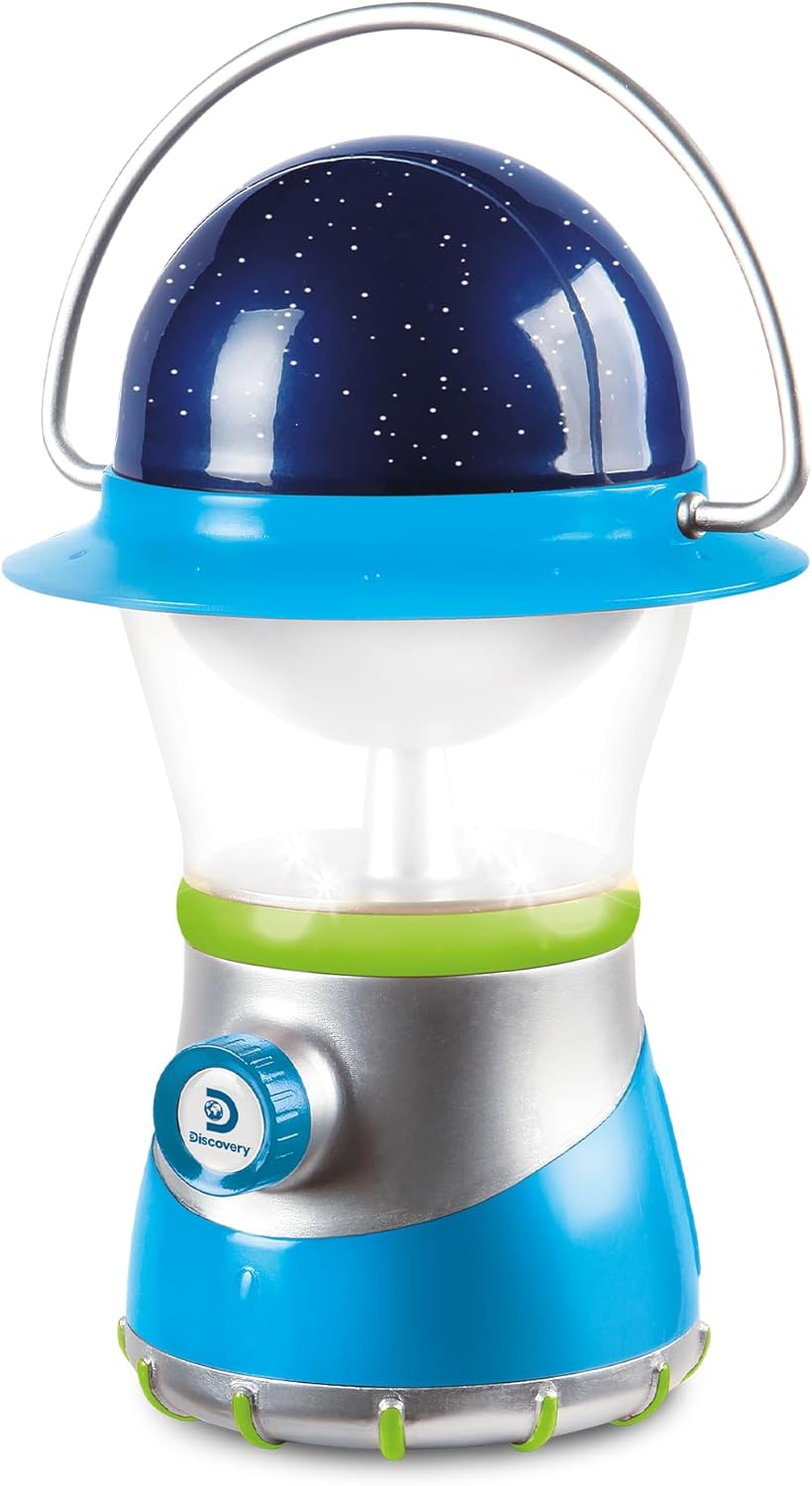 Discovery™ LED Starlight Lantern [Amazon Exclusive] 2-in-1 Hanging Lantern & Star Constellation Projector with Guide, Easy to Use for Children, Battery Operated, Educational Camping Toy