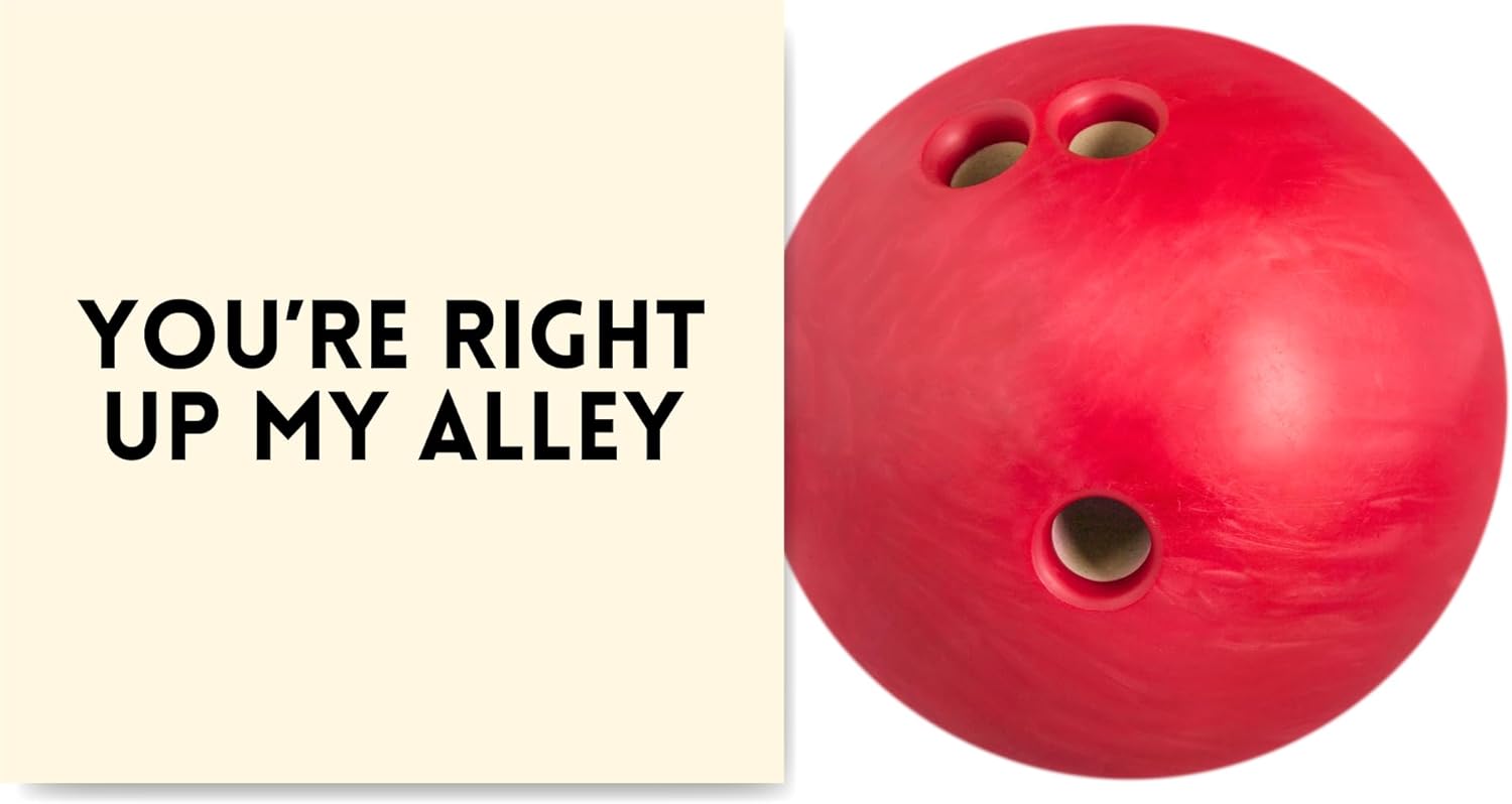 CATCHYOURDREAMS Anniversary card for Husband and Wife | Gift for Him or Her, Boyfriend or Girlfriend | Valentine's Day Card for men and women (Bowling)