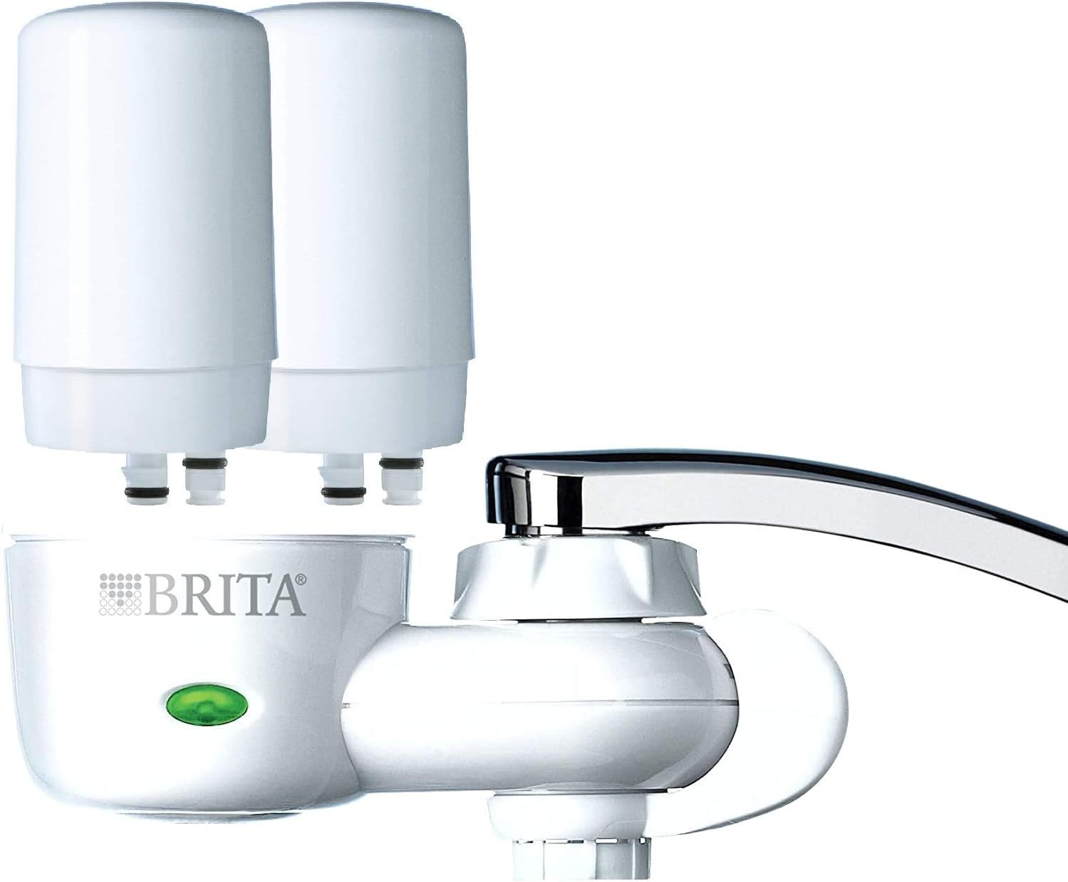 Brita On Tap Faucet Water Filter System, Includes:1 System+2 Filters