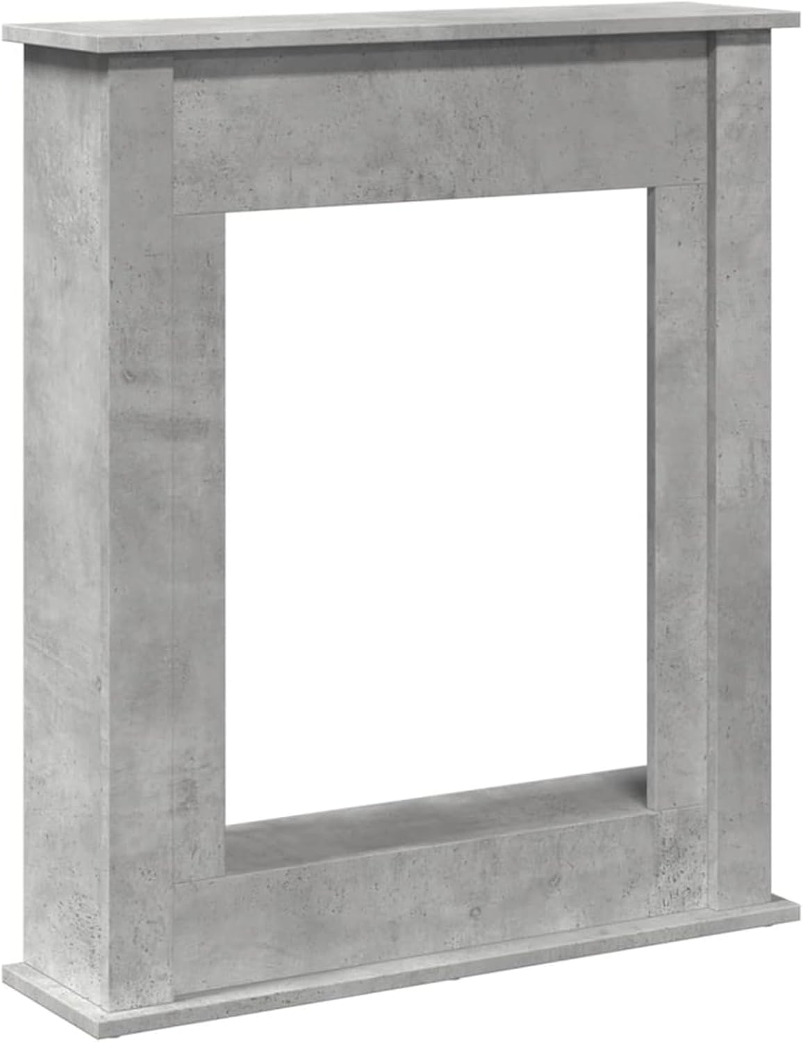 Gecheer Engineered Wood Electric Fireplace Mantel Shelf, Concrete Grey, 75x20x87.5cm Model854583