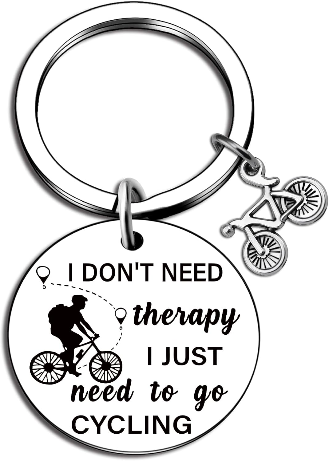 Cycling Gift Bicycle Keychain Bicycle Accessories Gifts for Bikers Cyclists Men Bicycle Jewelry Cyclist Bike Riding Gift Biker Lovers Gifts
