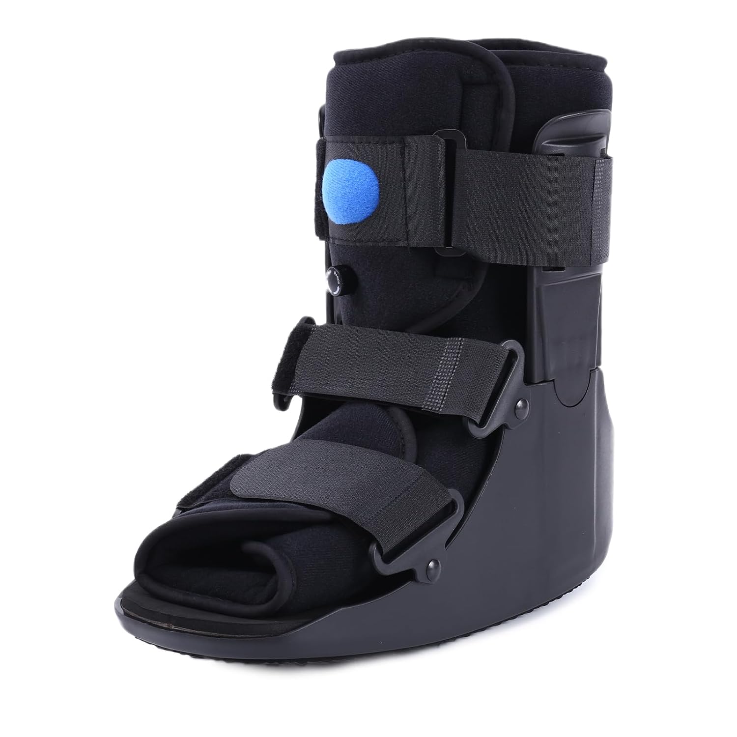 Inflatable Walking Boot Air Cam Walker Fracture Boot Orthopaedic boot for Sprained Ankle Short Air Walker Brace for Broken Foot Achilles Tendon Injury Black (S)