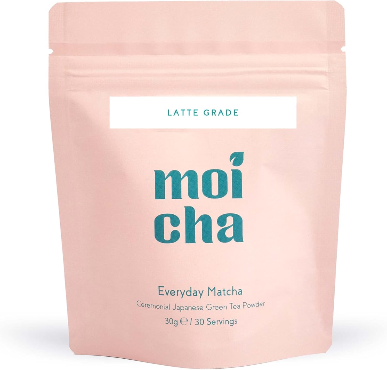 Everyday Matcha Green Tea Powder 30g by Moicha - Latte grade Japanese Green Tea from Uji Japan - Enjoy in Matcha Latte, Smoothies, Baking