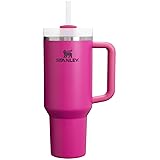 Stanley Quencher H2.0 Tumbler with Handle & Straw 40 oz | Twist On 3-Way Lid | Cupholder Compatible for Travel | Insulated Stainless Steel Cup | BPA-Free | Fuchsia