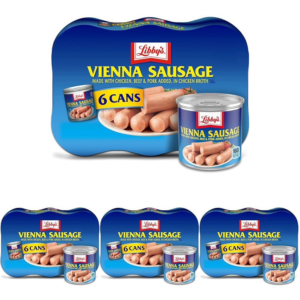 Libby's Vienna Sausages, 4.6 oz. 6-Count (Pack of 4)