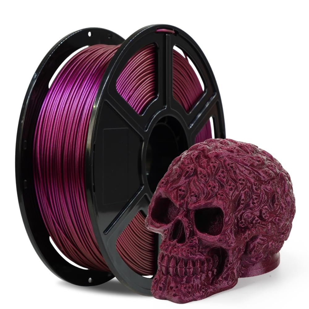 FLASHFORGE Chameleon Rapid PLA Filament 1.75mm Abyssal Rede, PLA Color Shift High Flow Speedy 3D Printer Filament, Max 500mm/s Fast Printing, Display Shimmering Effects from Various Angles and Light