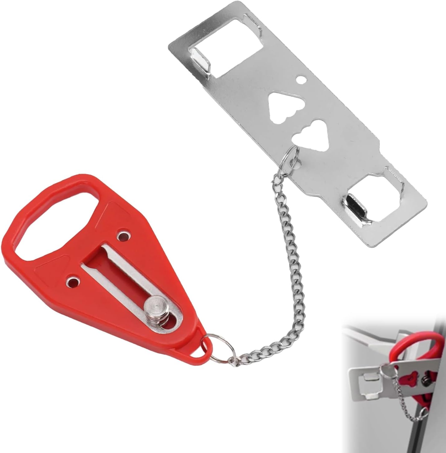 Portable Door Lock – Anti-Theft Travel Lock for Extra Security in Hotels, Apartments & Homes – Easy to Install, Lightweight & Durable Safety