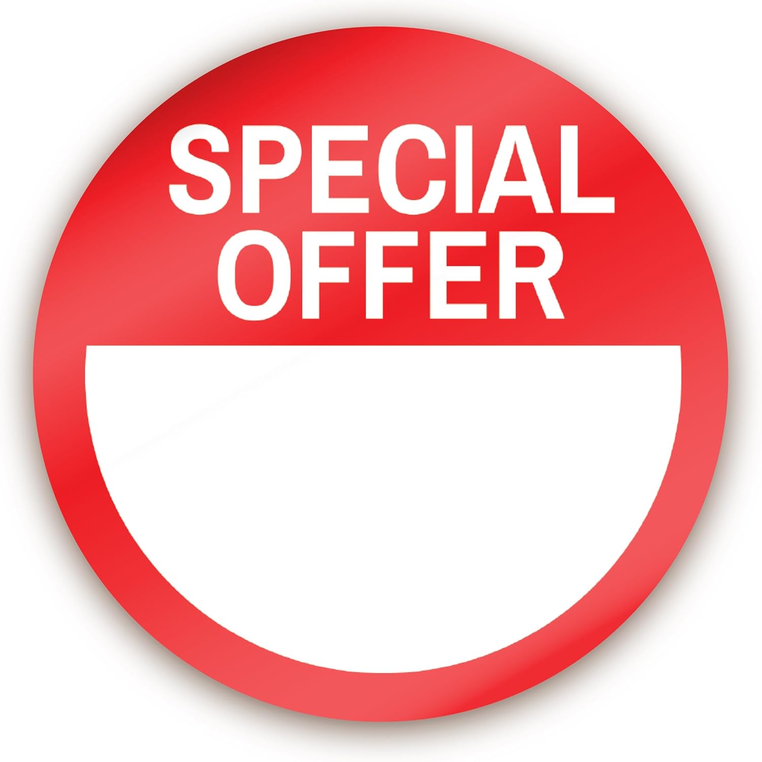 Stone Melon 144 Special Price Offer Stickers/Sale Labels/Shop Sticker/Clearance - 30mm Red Round