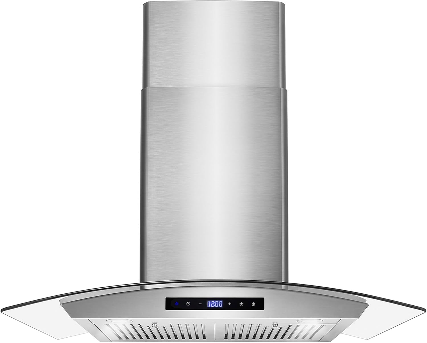 COSMO COS-668AS750 30 in. Vista Collection 380 CFM Ducted Wall Mount Range Hood, Touch Controls, LED Lights, Stainless Steel