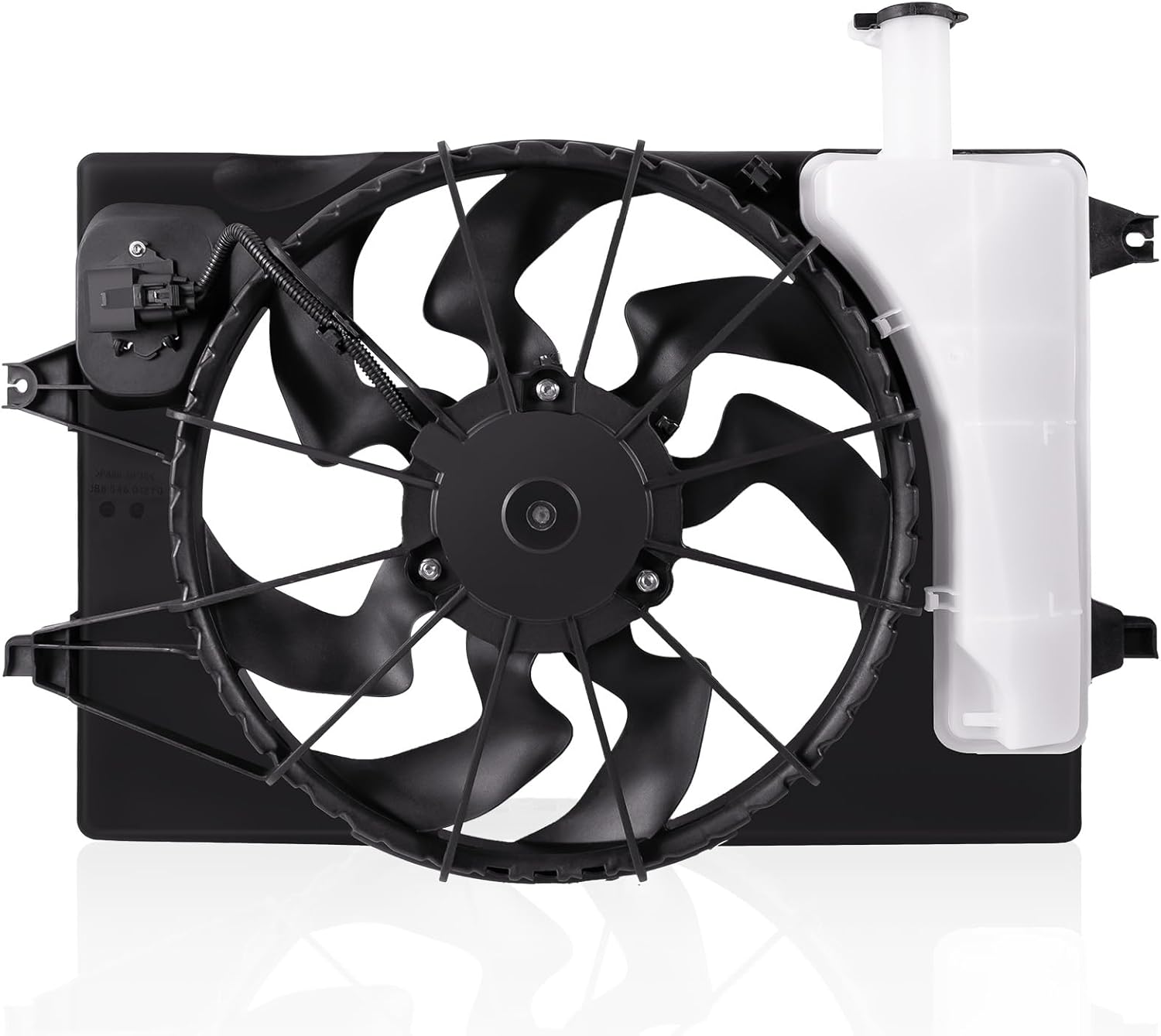 25380F2000 Engine Radiator Cooling Fan Assembly Compatible with 2017-2018 Elantra Compatible with 2018-2020 Elantra GT ，for Forte 2019-2022 2.0L，Replace HY3115156 623820