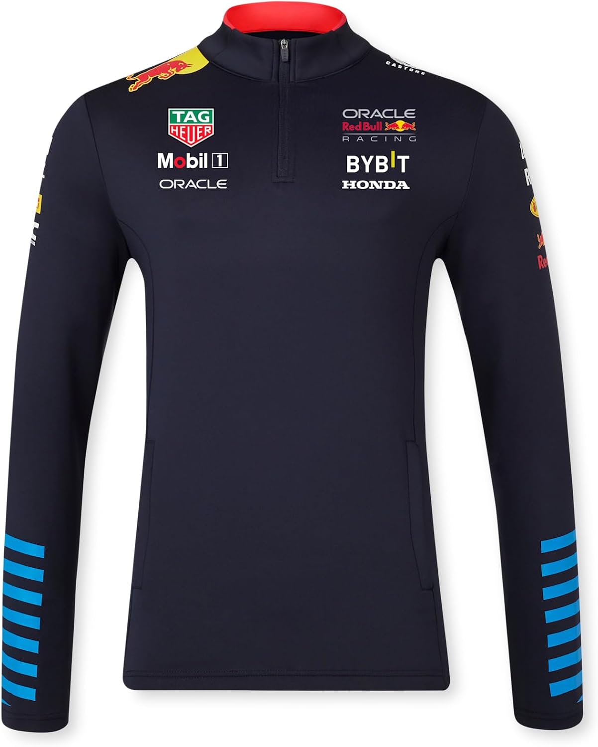 Red Bull Racing F1 Team1/4 Zip Midlayer 2024 Navy, Blue