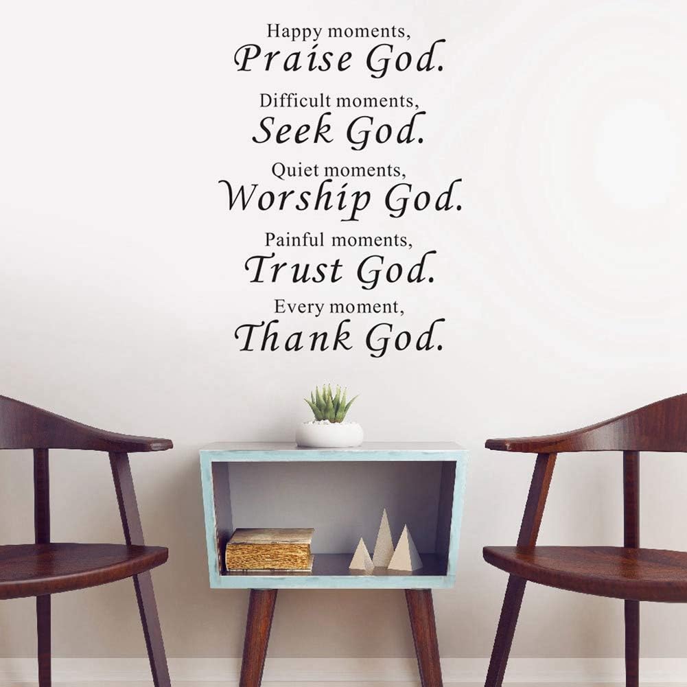 Jeffergarden Distinctive, English Letter Wall Sticker PVC Decal for Bedroom Living Room, Home Decoration Makes Life Worth Dcor