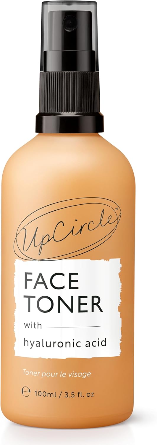 UpCircle Face Toner with Hyaluronic Acid + Salicylic Acid 100ml - for Balancing, Plumping + Soothing - Mandarin Fruit Water, Chamomile Extract + Glycerin - Natural, Vegan + Cruelty-Free