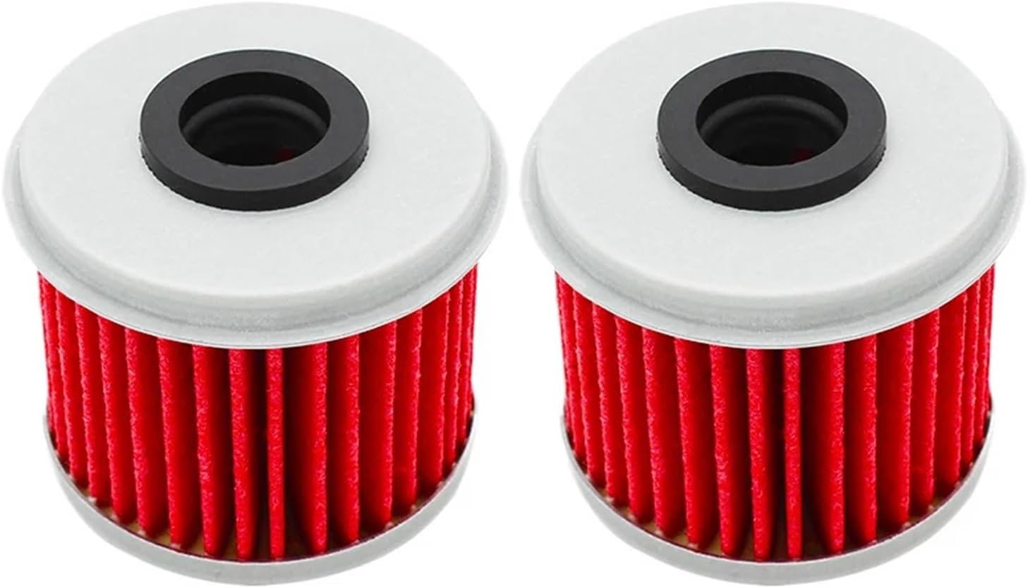 2/4/6pcs Motorcycle Parts Oil Filter For Sportsman ACE 325 Ranger ETX 14-17 M1400 Gas 2015 2016 for JT1500 2012(2pcs-red)