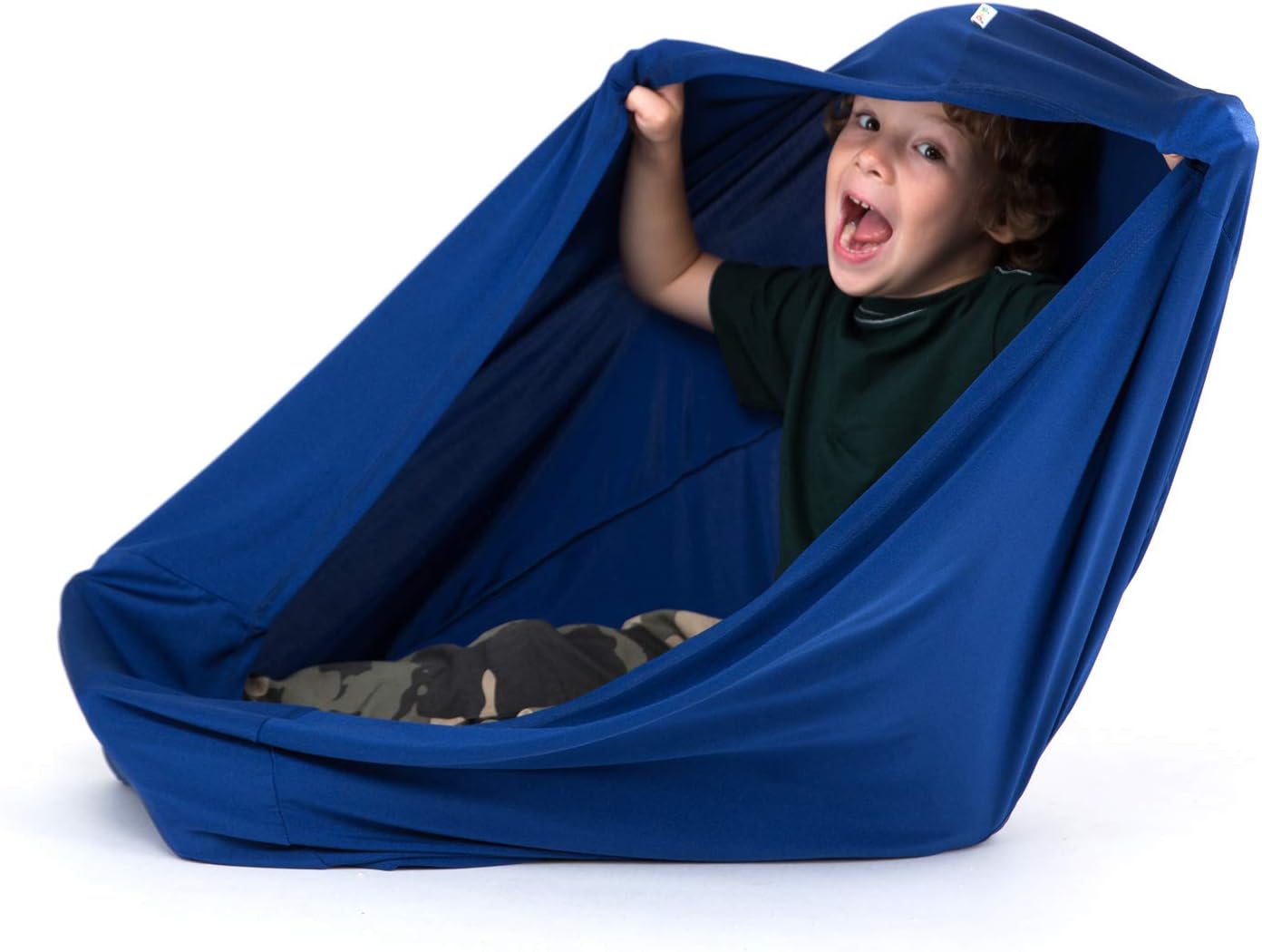 SANHO Dynamic Movement Sensory Sock, Body Sock, Toys for Autistic and Sensory Processing Disorders, Updated Version, Good for Height:35"- 59" Deep Blue