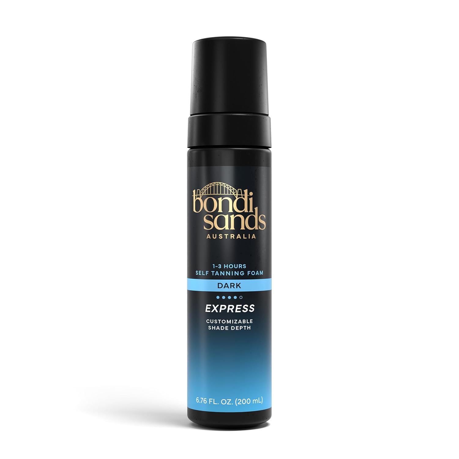 Bondi Sands Express Self Tanning Foam, Lightweight, Fragrance Free Self-Tanner for an Even, Streak-Free Tan, 6.76 fl oz
