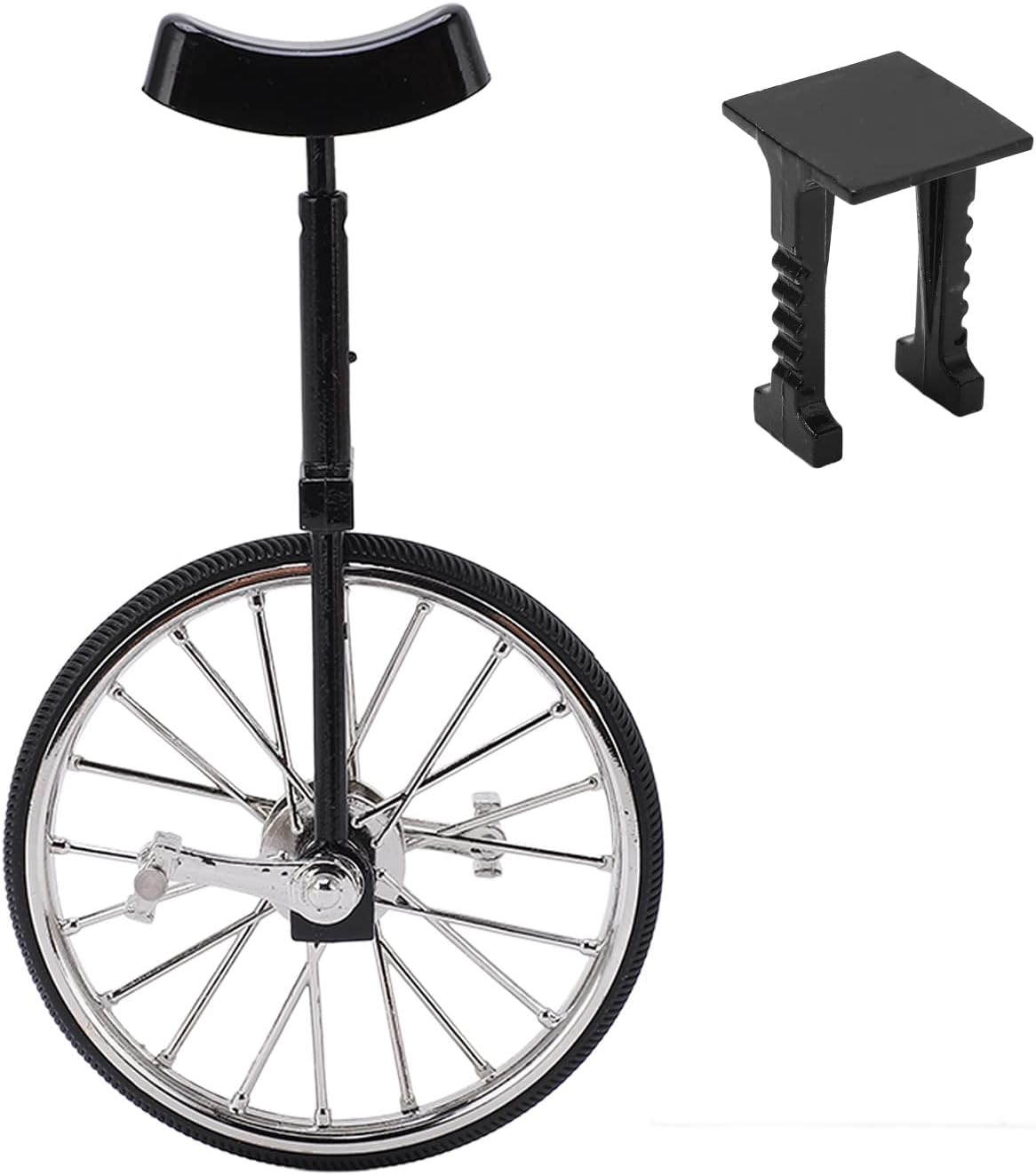 Agatige Mini Unicycle, High Simulation Unicycle Model Alloy Unicycle Ornament Miniature Toys