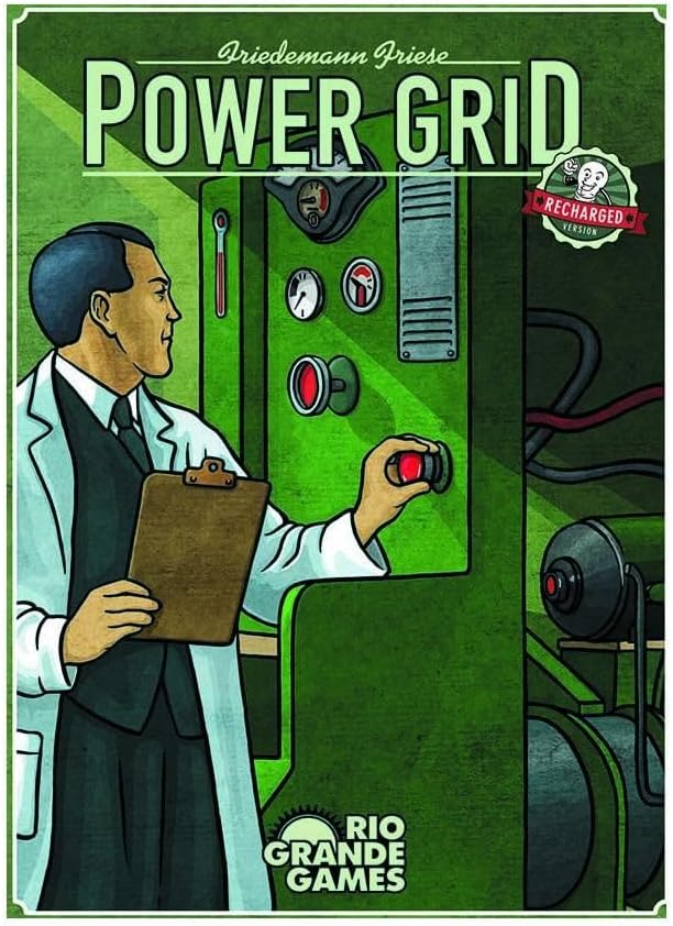 Rio Grande Games, Power Grid: Recharged, Ages 14+, Mixed Colors