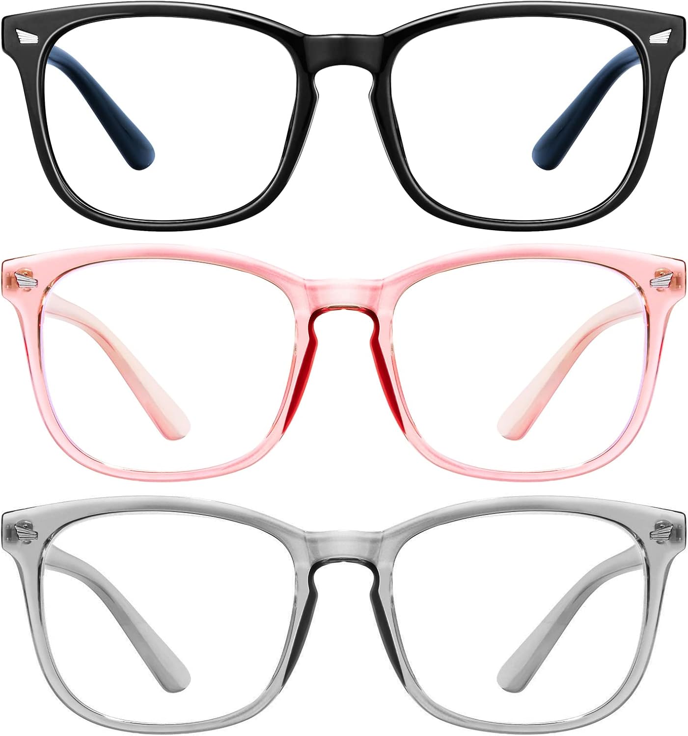hunsquer Blue Light Glasses for Woman/Men Computer Blue Light Glasses